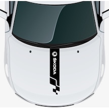 Skoda Roomster İçin Uyumlu Aksesuar Oto Kaput Şerit Sticker
