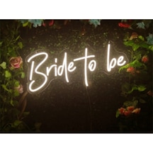 Bride To Be Neon Led Gün Işığı Neon Tabela Düğün Nişan Organizasyon 50 X 20 Cm Renkli