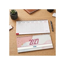 Gıpta 2027 12x33 Cm Masa Takvimi Spiralli 504-btk Model-8