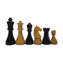 Hln Ahşap Satranç Figürü Box-ebo-3,75"