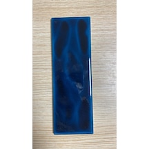 Armada Çini 7x21 Cm Gölgeli Petrol Mavisi Çini Seramik