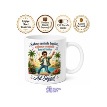 Turizm Animatörü Havuz Başı Eğlencesi Mikrofon Dans Şov Hediye Kupa Bardak Beyaz / Çok Renkli