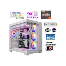Xaser Raze X240 R-7 9800X3D 16 GB   1 TB M.2 Nvme  SSD Free Dos Masaüstü Oyuncu Bilgisayarı