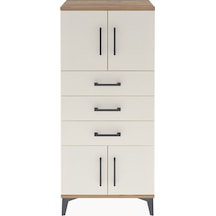 Arges Dolap Tek Raflı 3 Çekmeceli 4 Kapaklı 60x30x134 Çam-aytaşı Çam Arges Dolap Tek Raflı 3 Çekmeceli 4 Kapaklı 60x30x134 Çam-aytaşı Çam
