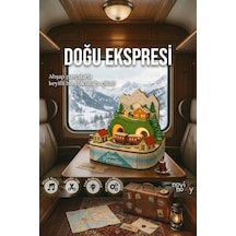 Doğu Ekspresi 3d Puzzle Ahşap Minyatür Maket Kiti Dıy Kendin Yap