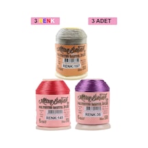 3 Adet Altınbaşak Oya Ve Dantel İpi 20 Gr - Royaleks - No: 145 - 036 - 197 Çok Renkli