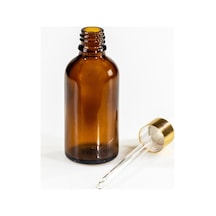 Amber Cam Şişe, Cam Damlalıklı Şişe 50 Ml