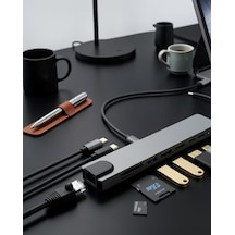 Type C Çoklu Port Hub 8 Port Uczzz Apple MacBook Uyumlu dönüştürücü