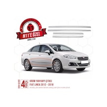 intakrom Fiat Linea Krom Yan Kapı Çıtası 4 Parça 2012 ve Üzeri
