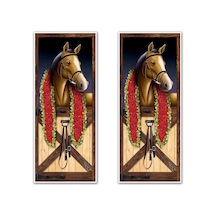 53386 Türverkleidung, 2-teilig, 76,2 X 15,2 Cm, Mehrfarbig