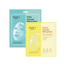 Dermal Pdrn Hydrojel Eriyen Maske Nemlendirici Şeffaf Jel Maske 34 Gr. Ve Vitamin Eriyen Maske 34 Gr.