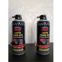 2 Adet Lastik Tamir Köpüğü Sprey Kiti 450 Ml-acil Lastik Şişirici