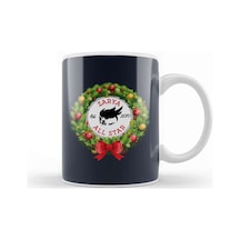 Christmas All Star Zarya Overwatch Wreath Kupa Bardak Porselen Karışık