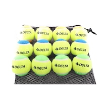 Delta 12 Adet Taşınabilir Filede Renkli Tenis Topu