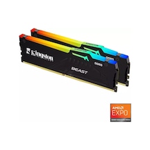 64 Gb Ddr5 6400 Kıngston Beast Rgb Expo Kf564c32bbeak2-64tr