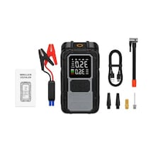 Kablosuz Lastik Şişirme Kompresörü, 8000mah Powerbank