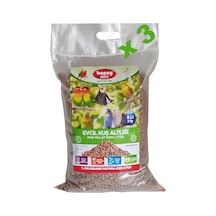 Bonny Nice Organik Çam Pelet Evcil Kuş Altlığı 5 Kg 9 l x 3 Ad