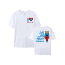 Tarzsokak Beyaz I Love Concho Dtmf Baskılı Bad Bunny Debí Tirar