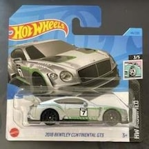 Hot Wheels 2018 Bentley Continental Gt3 3/5 44/250 Model Araba