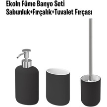 Ikea Ekoln Banyo Seti, Sabunluk, Diş Fırçalık, Tuvalet Fırçası 769434385427 Diğer