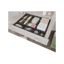 Meleni Baby 8 Parça Bebek Çekmece Düzenleyici - Bebek Organizer - Bebek Bakım Organizer - Antrasit Diğer