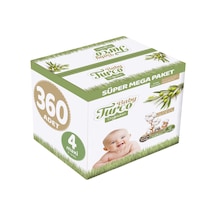 Baby Turco Doğadan Bebek Bezi 4 Numara Maxi Süper Mega Paket 360 Adet