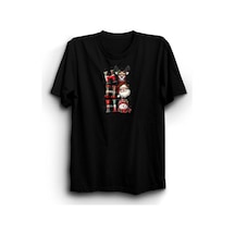 Stoned&Fame Ho Ho Ho Yılbaşı Temalı Baskılı Unisex T-shirt SIYAH Stoned&Fame Ho Ho Ho Yılbaşı Temalı Baskılı Unisex T-shirt SIYAH