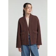 Colin's Colins Fashion Fit Çıtçıtlı Astarlı Kadın Açik Kahverengi Ceket Cl1082088 Q1.v1 Lbr Light Brown
