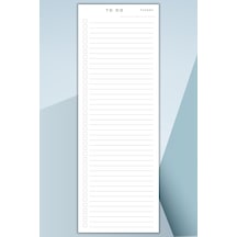 Yapılacaklar Listesi - 50 Sayfa - 29,7 10.5 Cm - To Do List - Checklist- Kontrol Listesi - Planlayıcı - 1094 Çok Renkli
