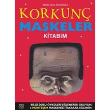 Korkunç Maskeler Kitabım - Elizabeth Miles - 1001 Çiçek