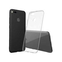 Xiaomi Mi 5x Kılıf Kamera Korumalı Şeffaf Kalın Üstün Koruma Silikon Pazarplus