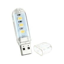 Taşınabilir Mini USB Led Lamba 3 LED 5730 SMD Kamp Stick Led
