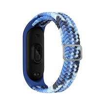 Xiaomi Mi Band 5 Uyumlu Krd-49 Örgü Nrtk Kordon-briliant Blue