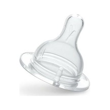 Bebedor Biberon İçin Geniş Ağızlı Hızlı Akışlı Silikon Emzik 6+ A
