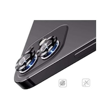 İphone 12 Pro Max Kamera Metal Lens Koruyucu Siyah Diğer