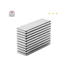 Güçlü Blok Mıknatıs - 30x10x2 Mm 10'lu