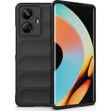 Newface Realme 10 Pro 5g Kılıf Optimum Silikon Lvsqvr - 64 - Siyah Sıyah