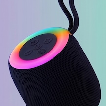 Bluetooth Hoparlör Kablosuz Taşınabilir Rgb Hoparlör Renkli Işıklı