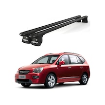 Trio-ıı Kia Carens 2007-2012 Uyumlu Siyah Kilitli Ara Atkı 120cm Port Bagaj Tavan Barı