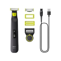Oneblade Pro Yüz Ve Vücut İçin Hibrit Tıraş Makinesi,sakal Şekillendiriği, Islak/kuru Kullanım, 12 Uzunluk Ayarlı Tarak, 1 Yedek Bıçak, Vücut Tarağı, Cilt Koruması,qp6542/10 Diğer