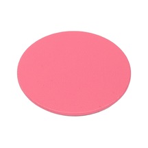 Pembe Oval Deri Bardak Altlığı Pembe