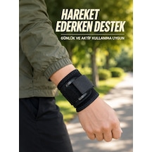 Ayarlanabilir Bilek Destekliği Cırtlı Bileklik Günlük Kullanım Ve Spor İçin Bilek Desteği - Lisinya Çok Renkli