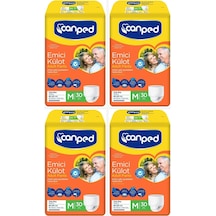 Canped Emici Külot M Beden Orta Boy Hasta Bezi 120 Adet 4x30 Paket Canped Emici Külot M Beden Orta Boy Hasta Bezi 120 Adet 4x30 Paket
