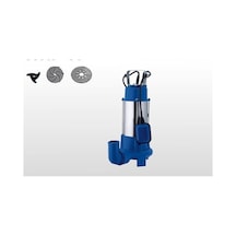 Winpo V 1100 D F Flatörlü Bıçaklı Foseptik Drenaj Dalgıç Pompa 10mss 21m³/h Monofaze 220v