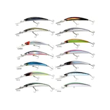 Yozuri Crystal Minnow Deep Diver Floating Sahte Balığı 9 Cm