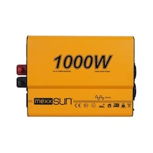 Mexxsun 12v 1000w Tam Sinüs İnverter Güç Dönüştürücü Kolay Kullanım Ve Saklama Özellikli