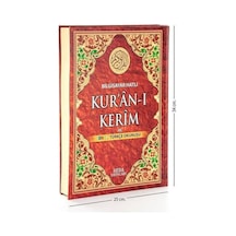 Arapça Ve Türkçe Okunuşlu Kuranı Kerim Cami Boy