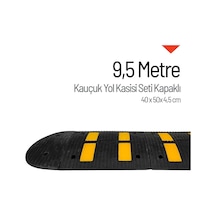 Kauçuk Hız Kesici, Yol Kasisi Eko 4 Bantlı - 9,5 Metre Set-3967