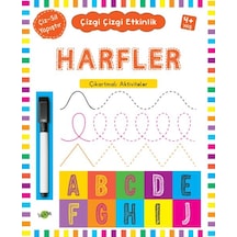 Çizgi Çizgi Etkinlik - Harfler 4+ Yaş - Qhdh-618831