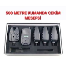 Sazan Yemleme Tekne Ve Botu Olta Alarm Sistemi 4+1 Kumanda Cekim Msf 500 Metre Su Geçırmez Yüksek